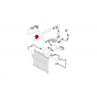 Tuyau de Refroidissement Pour Land Rover Discovery IV Range Rover Sport LR095544