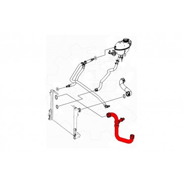 Tuyau de Refroidissement Pour Mercedes-Benz Classe C T-Model E GLK 2045010482