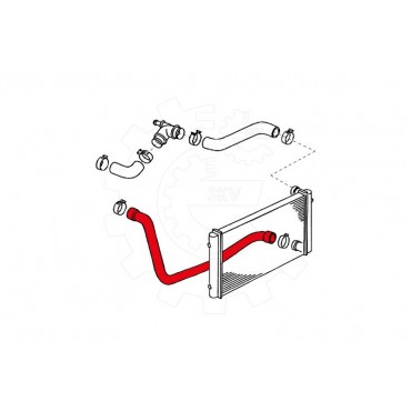 Tuyau de Refroidissement Pour VW Caddy II Polo Seat Ibiza II Inca