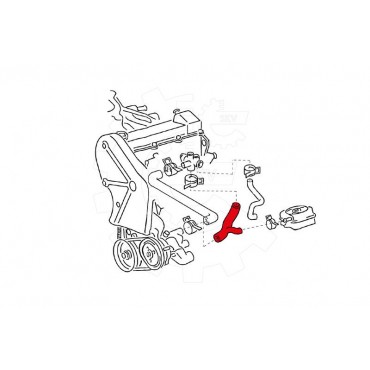 Tuyau de Refroidissement Pour VW Golf I II Iltis Jetta Passat 068121053S