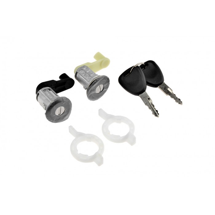 2 Barillet Serrure de Porte Avant Pour Renault Clio II Megane I 7701468981