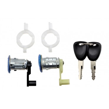 2 Barillet Serrure de Porte Avant Pour Renault Clio II Megane I 7701468981