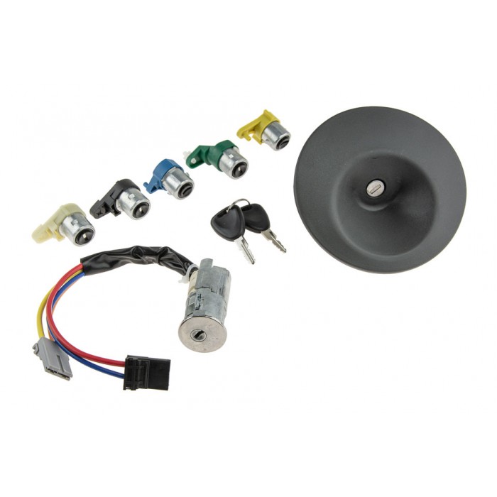 Jeu de Serrures de Portes + Allumage + Réservoir Pour Renault Kangoo 7701472590