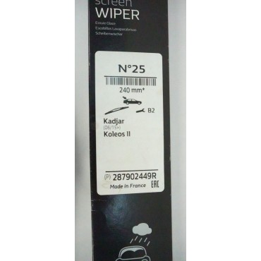 Balais d'Essuie Glace Arrière 240mm Pour Renault Kadjar