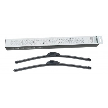 2 Balais d'Essuie Glace 500mm+500mm Pour Dacia Duster Logan BMW Fiat Ford