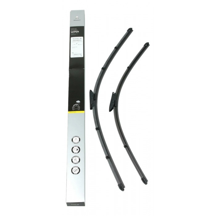 2 Balais d'Essuie Glace 750mm+650mm Pour Renault 288903710R, 288902025R