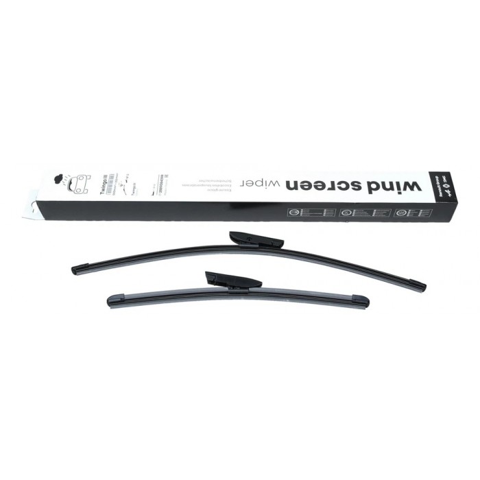 2 Balais d'Essuie Glace 500mm+350mm Pour Renault Twingo III Smart Décapotable