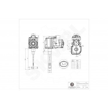 Actuateur de Turbo Wastegate Pour VW Audi A3 Seat Skoda 04E145704P 04E145725S