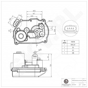 Actuateur de Turbo Wastegate Pour VW Phaeton Touareg Audi A4 A6 A8 Q7
