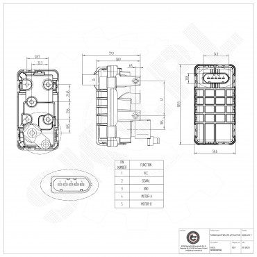 Actuateur de Turbo Wastegate Pour Audi A8 057145873F 057145873FV 057145873FX