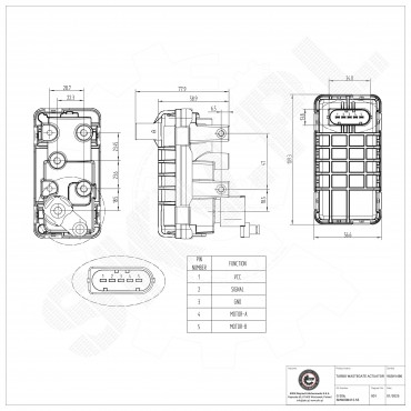 Actuateur de Turbo Wastegate Pour BMW Série 5 E60 E61 X3 E83 11657790312