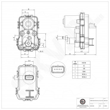 Actuateur de Turbo Wastegate Pour Land Rover Discovery Sport LR022358 LR038309