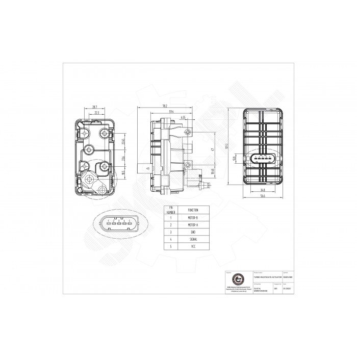 Actuateur de Turbo Wastegate Pour Mini Mini 11658573106 8573106