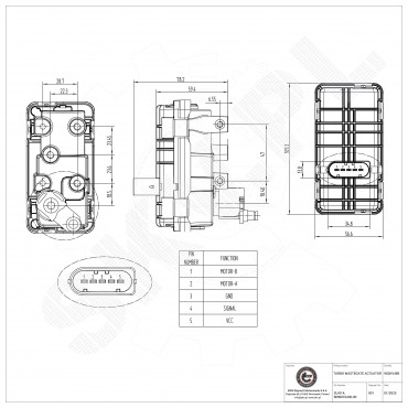 Actuateur de Turbo Wastegate Pour Mini Mini 11658573106 8573106