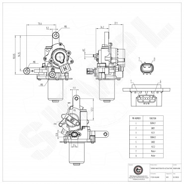 Actuateur de Turbo Wastegate Pour Toyota Hilux VII 17201OL040