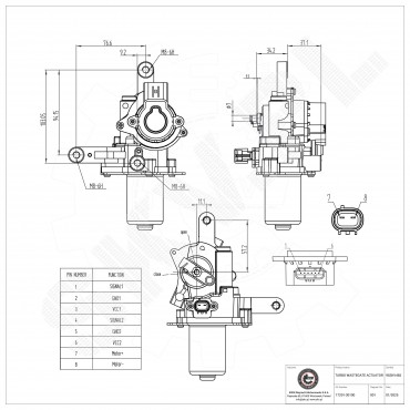 Actuateur de Turbo Wastegate Pour Toyota Land Cruiser Prado Van 1720130160