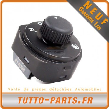 Bouton réglage rétro pour SKODA Fabia II, III Rapid Roomster