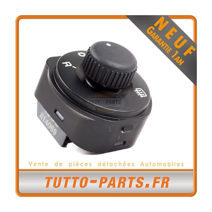 Bouton réglage rétro pour SKODA Fabia II, III Rapid Roomster