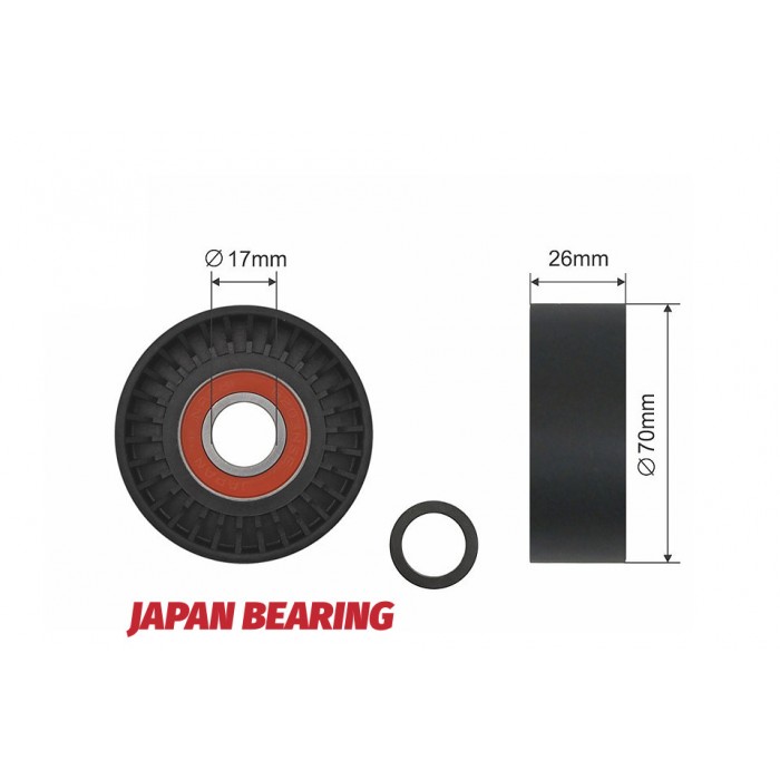 Galet Tendeur Courroie d'Accessoire Pour BMW Série 1 E81 E82 E87 11281440377