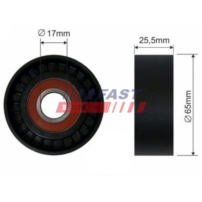 Galet Tendeur Courroie d'Accessoire Pour Peugeot Boxer Fiat Ford Citroën 5751F2