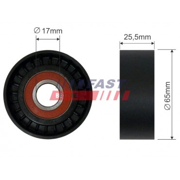 Galet enrouleur de Courroie d'Accessoire Pour Opel Fiat Alfa Romeo Vauxhall