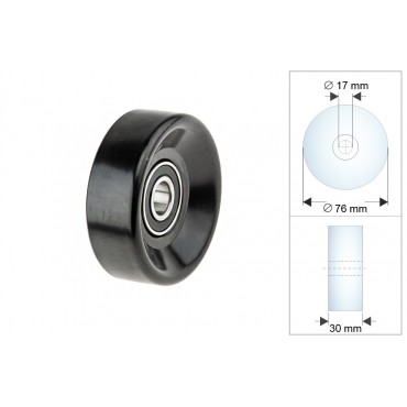 Galet enrouleur de Courroie d'Accessoire Pour Cadillac Chrysler 300 M Dodge Jeep