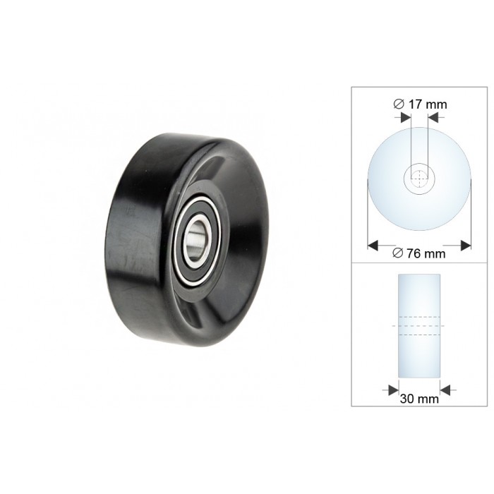 Galet enrouleur de Courroie d'Accessoire Pour Cadillac Chrysler 300 M Dodge Jeep