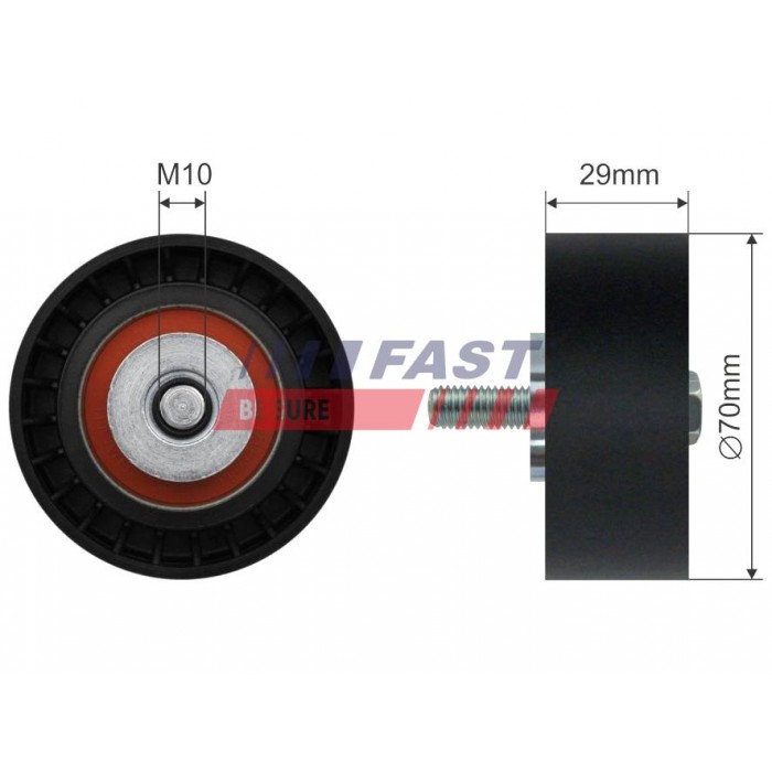 Galet enrouleur de Courroie d'Accessoire Pour Fiat Ducato Iveco Daily III IV V