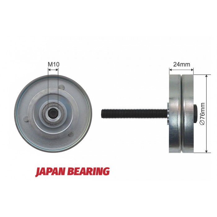 Galet enrouleur de Courroie d'Accessoire Pour VW Seat Skoda Fabia I 03D145276A