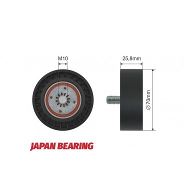 Galet enrouleur de Courroie d'Accessoire Pour Ssangyong Rodius 6712001110