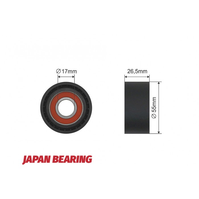 Galet Tendeur de Courroie d'Accessoire Pour Peugeot 108 Citroën DS 1611426280