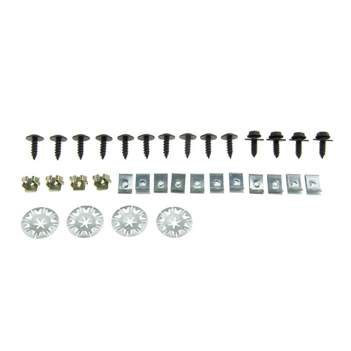 Kit Clips de Fixation Cache sous Moteur Pour VW Bora Golf IV Audi Seat Skoda