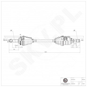 Cardan Arbre de Transmission Avant Gauche Pour Toyota Avensis Corolla 4342005241