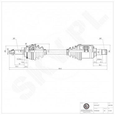 Cardan Arbre de Transmission Avant Gauche Pour Toyota Avensis Corolla 4342005380