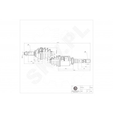 Cardan Arbre de Transmission Avant Droit Pour Renault Opel Vauxhall 391002150R