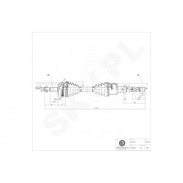 Cardan Arbre de Transmission Avant Droit Pour Renault Opel Nissan Vauxhall