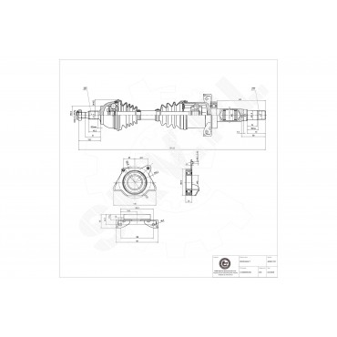 Cardan Arbre de Transmission Avant Droit Pour Mercedes-Benz Classe A 1693705672