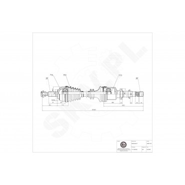 Cardan Arbre de Transmission Avant Droit Pour Renault Megane CC 8200890089