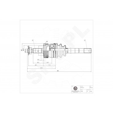 Cardan Arbre de Transmission Avant Droit Pour Jeep Cherokee Grand I 4720380