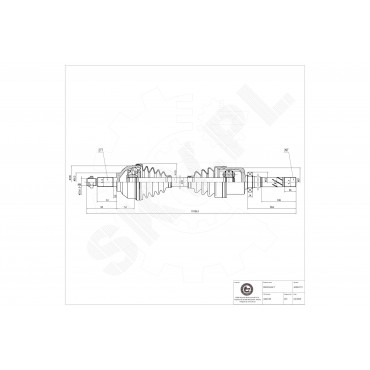 Cardan Arbre de Transmission Avant Droit Pour Renault Opel Vauxhall 391005928R