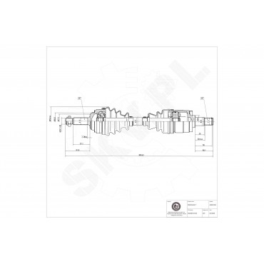 Cardan Arbre de Transmission Avant Droit Pour VW Caddy II Skoda Favorit