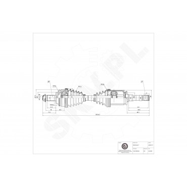 Cardan Arbre de Transmission Avant Droit Pour BMW X5 E53 31607505004 31607505006