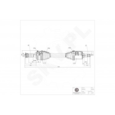 Cardan Arbre de Transmission Avant Pour Toyota 4 Runner 43430-04020 4343035030
