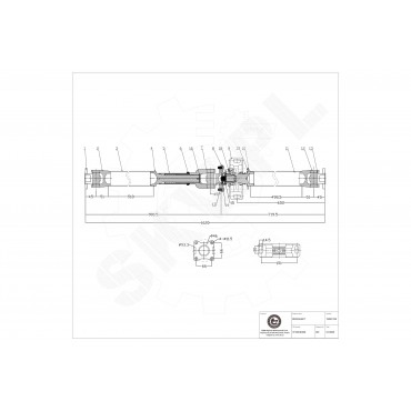 Cardan Arbre de Transmission Arrière Pour Toyota Hilux VII 37100-0K030