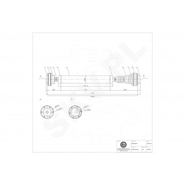 Cardan Arbre de Transmission Avant Pour Ford Ranger AB39-4A376-AB AB39-4A376-AC