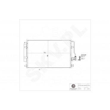 Condenseur de Clim Pour VW Crafter 30-35 30-50 Mercedes-Benz Sprinter