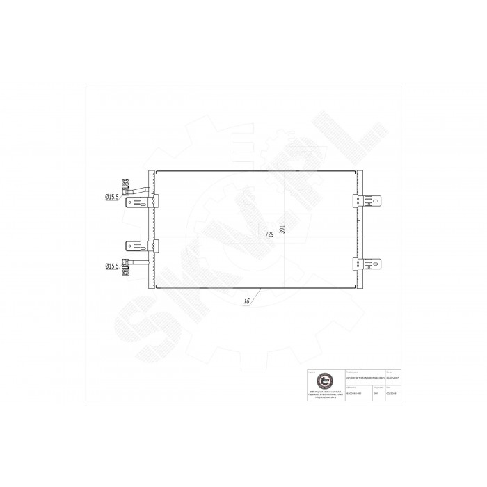 Condenseur de Clim Pour Renault Opel Nissan Vauxhall 93657126 93857126 93861172