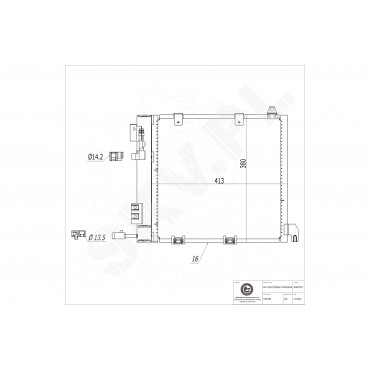 Condenseur de Clim Pour Opel Chevrolet Vauxhall 1850293 9119177 9130611 9131831