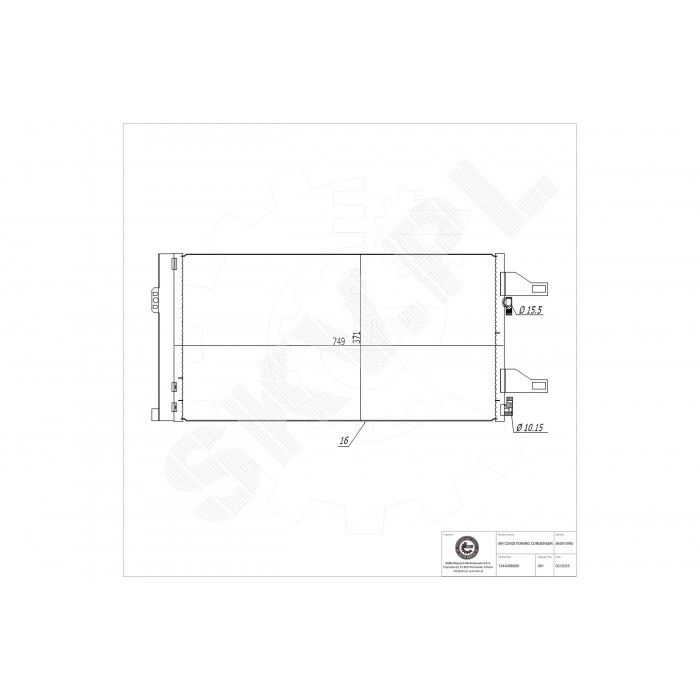 Condenseur de Clim Pour Peugeot Boxer Fiat Ducato Citroën 6455HE 1399110080