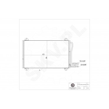 Condenseur de Clim Pour Mercedes-Benz Sprinter 5104114AA 51322357AA 9015000454